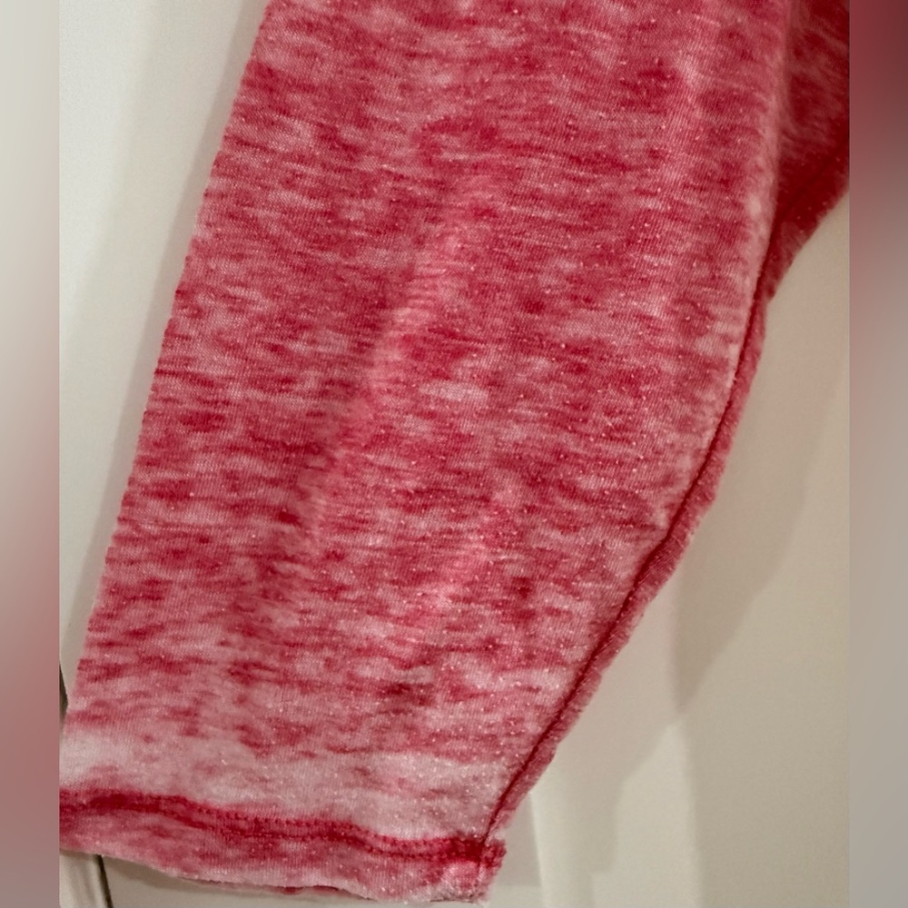 Star Wars: the Force Awakens off white + distressed red raglan sheer Tshirt - Picture 7 of 12